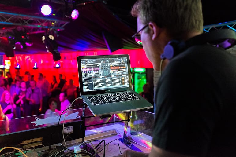 music at a party