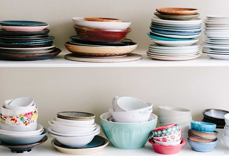 bowls and plates